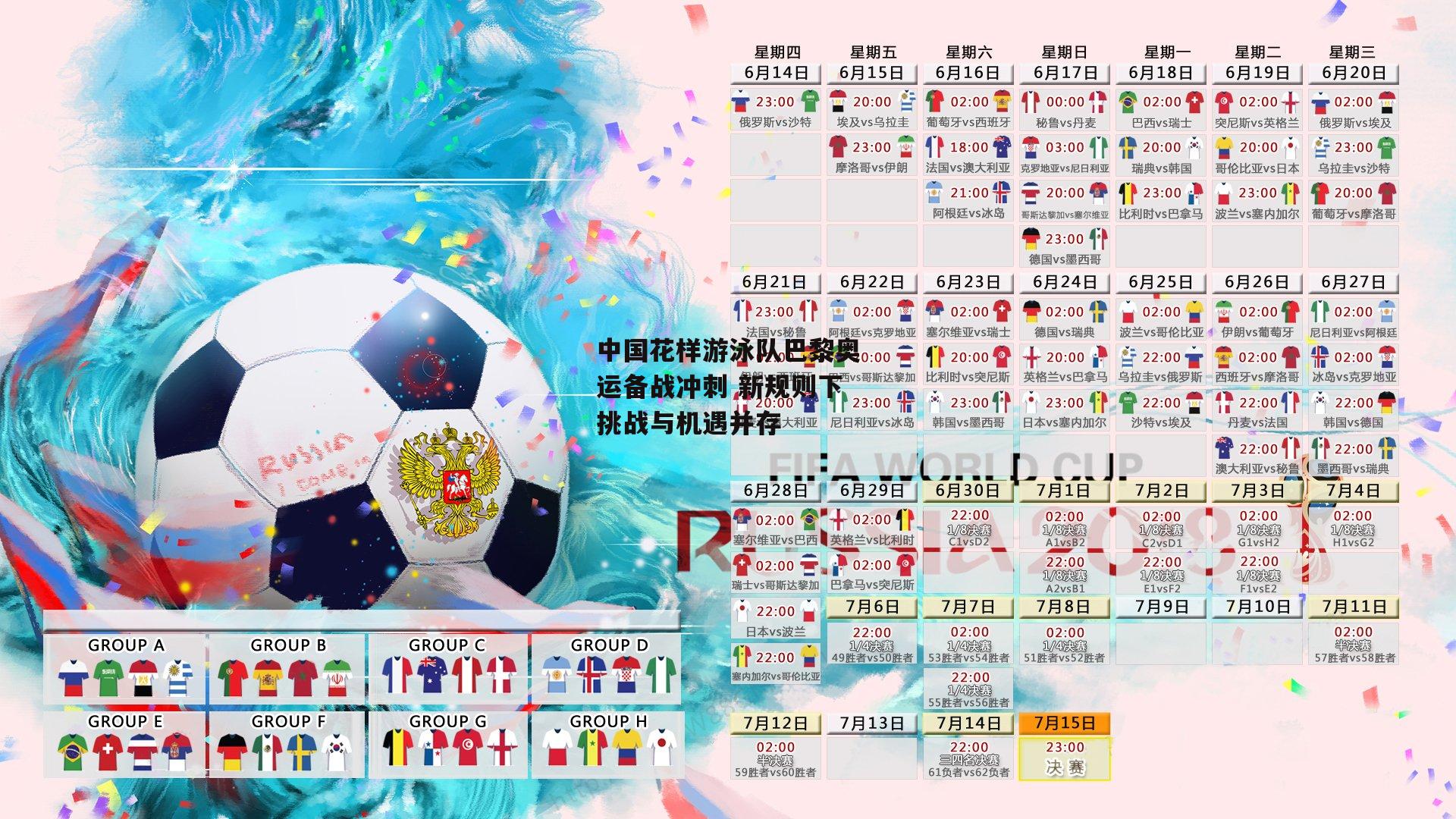 中国花样游泳队巴黎奥运备战冲刺 新规则下挑战与机遇并存